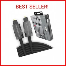 Monster M-Series 1000 Fiber Optical Audio Toslink Cable, Sound Bar Optical Audio