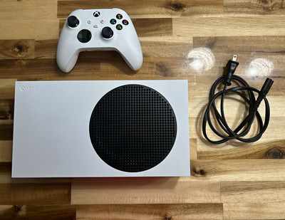 Microsoft Xbox Series S 512GB 4K UHD White Console w/ Controller + Power Cord