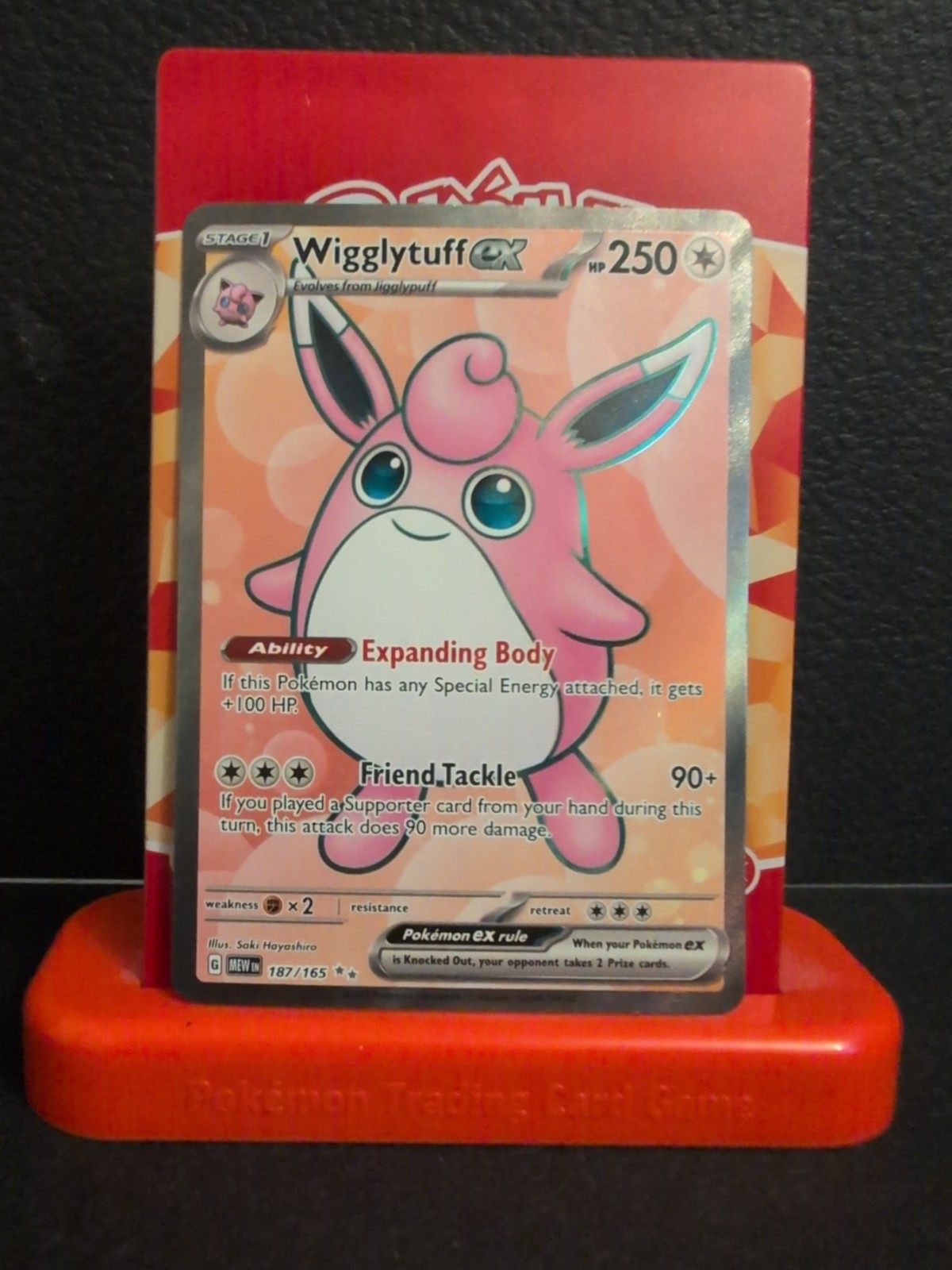Wigglytuff ex 187/165 Sv: Scarlet & Violet 151 Holo