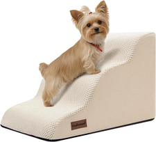 Dog Stairs for Small Dogs,3 Step Dog Ramp for Couch,Non-Slip Steps Pet Stairs