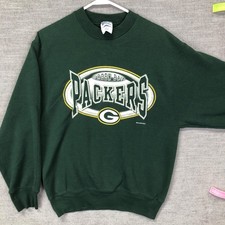 Vintage Green Bay Packers Sweatshirt Mens M NFL Football Pro Player USA 90s