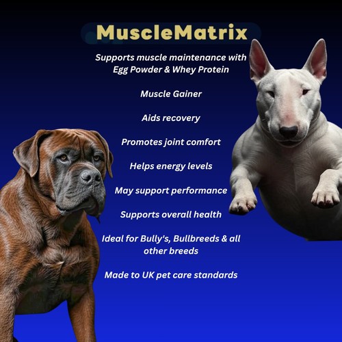 MuscleMatrix Dog Muscle Building / Performance Focus & Health Supplement Chew - Picture 12 of 12