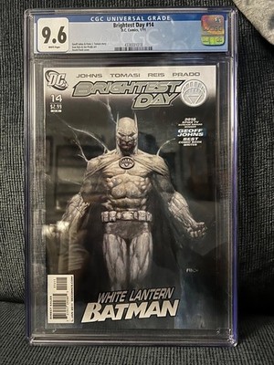 BRIGHTEST DAY #14 CGC 9.6 (2011)  1st White Lantern Batman