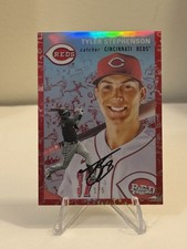 TYLER STEPHENSON 2023 Topps Chrome Platinum Anniversary #293 Red Toile 1/5 FIRST
