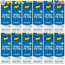 96 Window Fly Traps Sticky Adhesive Indoor Outdoor Pest Control Catcher 8 Count