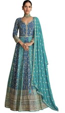 Indian / Pakistani Salwar Kameez Pant Suit With Dupatta Size 42