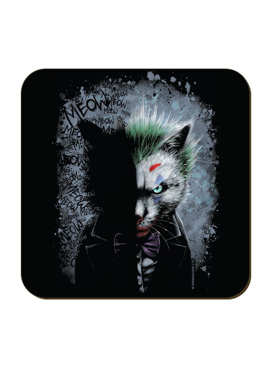 Horror Cats Meow, Meow, Meow! Coaster