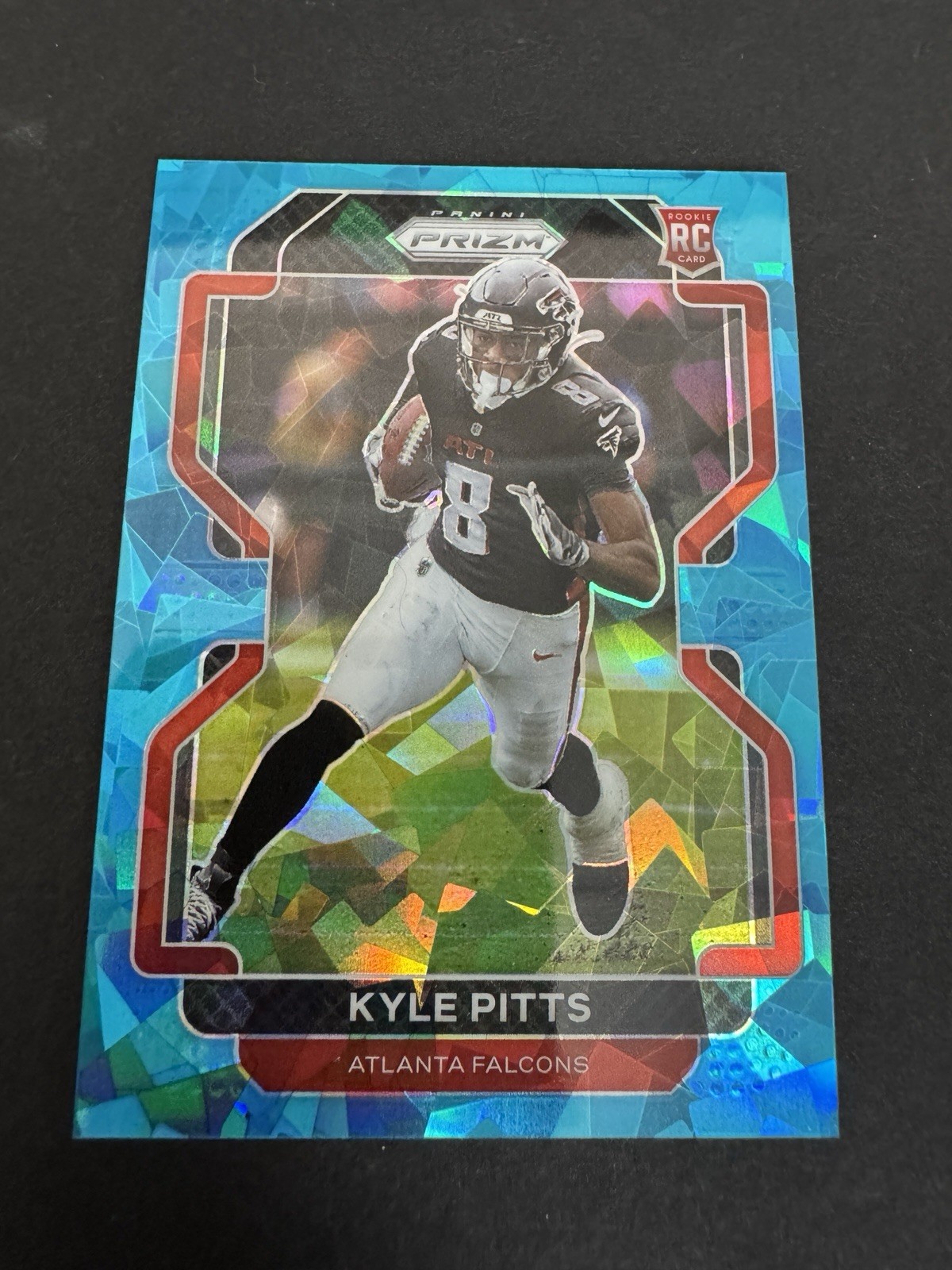 2021 Panini Prizm Kyle Pitts Blue Ice Prizm Rookie RC /99 #341