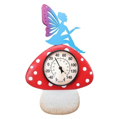 Outdoor Thermometer, 19.5 Inch Fairy Large Outside Wall Thermometer for Patio...
