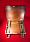 RARE CIVIL WAR FIELD DOCTOR'S MEDICAL BOX / BEAUTIFUL DARK WOOD DESIGN