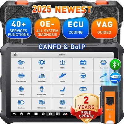 2025 OTOFIX D1 PROS Car Bidirectional Scanner Full System Diagnostic Key Coding