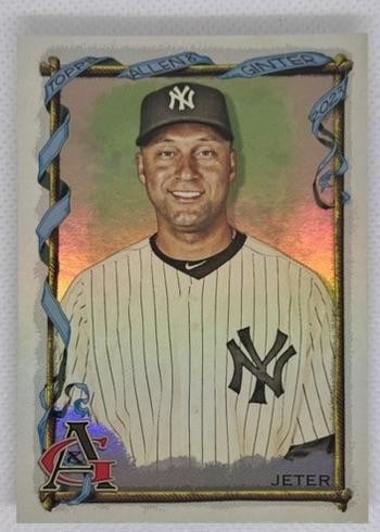 2023 Topps Allen & Ginter #104 Derek Jeter Silver Portrait