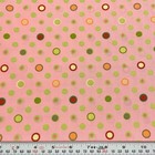 Michael Miller Dotty Dot Pink Cotton Fabric by the HALF YARD 18" x 44"