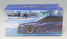 Tarmac Works 1/64 Vertex Toyota Mark Ii Jzx100 Blue Metallic Markii Item