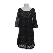 Hallhuber, Kleid, Größe: 36, Schwarz/Weiß, Baumwolle/Polyamid/Viskose #r6l