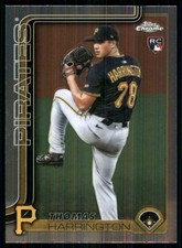 2025 Topps Chrome Update #USC177 Thomas Harrington RC Pittsburgh Pirates 54103