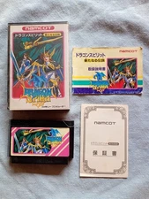 Dragon Spirit W/Box Instructions Nintendo  Famicom  Tested
