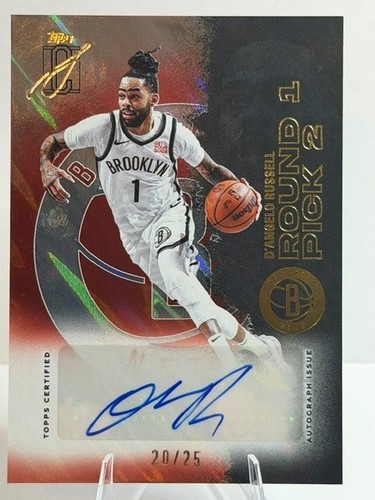 2025 Topps Signature D'Angelo Russell Red Lava (RAW)