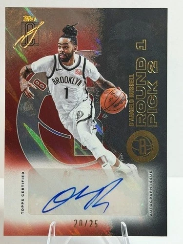 2025 Topps Signature D'Angelo Russell Red Lava (RAW)