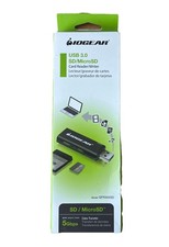 IOGEAR SuperSpeed USB 3.0 SD/Micro SD Card Reader Writer GFR304SD 5Gbps Data New