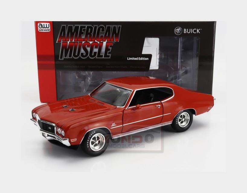 ミニカー Auto World 1/18 1972 Buick GS Stage1 1/18 Auto World 1972 Buick GS Stage 1 (Flame Orange) Diecast