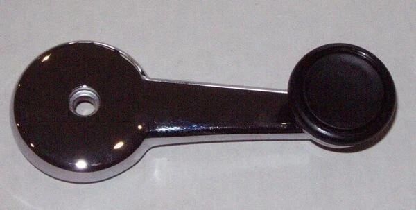 Manivela enrolladora de ventana cromada MG pr con tornillos para 1968-80 MGB y enano Foto 2 de 3