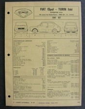 Revue technique Fiat 127