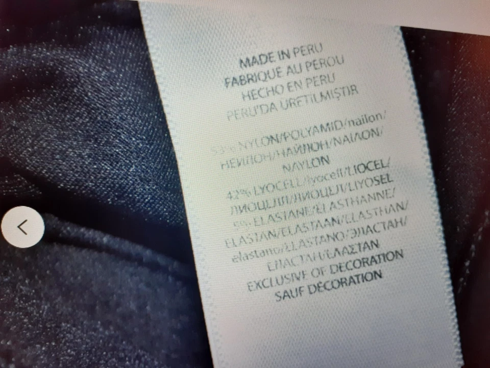 Leggings Polo Ralph Lauren Estilo Ecuestre Negro con Parches de Cuero (?) Talla M Foto 3 de 4