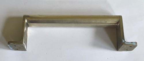 VINTAGE 1960’s CHROMED BRASS DOOR PULL - Picture 5 of 6