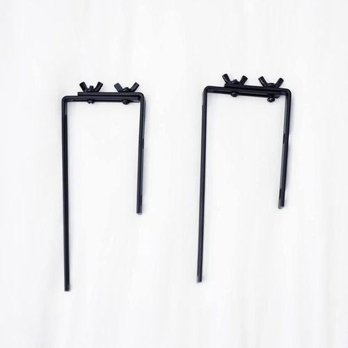 2 Packs Planter Box for Deck Railing 24" Black Metal Hanging Planter Basket with - Picture 5 of 9