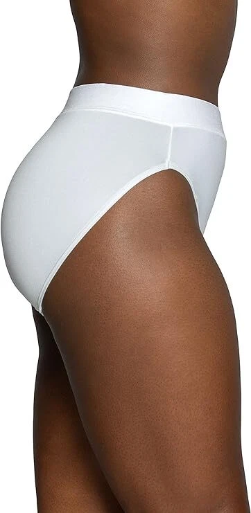 Paquete de 3 bragas Vanity Fair Beyond Comfort corte alto sin costuras #13212 BLANCAS talla 6~7 Foto 2 de 4