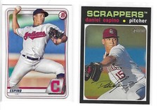 Daniel Espino - 2020 Bowman Draft(1) & Heritage Minors(1) - RC - Guardians