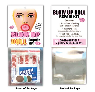 BLOW UP FEMALE DOLL REPAIR KIT Prank Funny Joke Gift MAN GUY BIRTHDAY STAG HEN