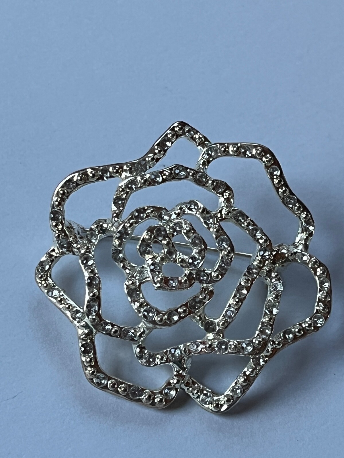 Large Slightly Dimensional Tiny Clear Rhinestone … - image 2