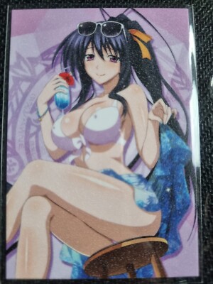 Akeno Highschool DXD Goddess Story Bikini Badeanzug Kunst Waifu Karte (ART)