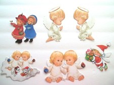 3D UPick Christmas Winter Santa Children Snowmen Scrapbook Card Embellishment