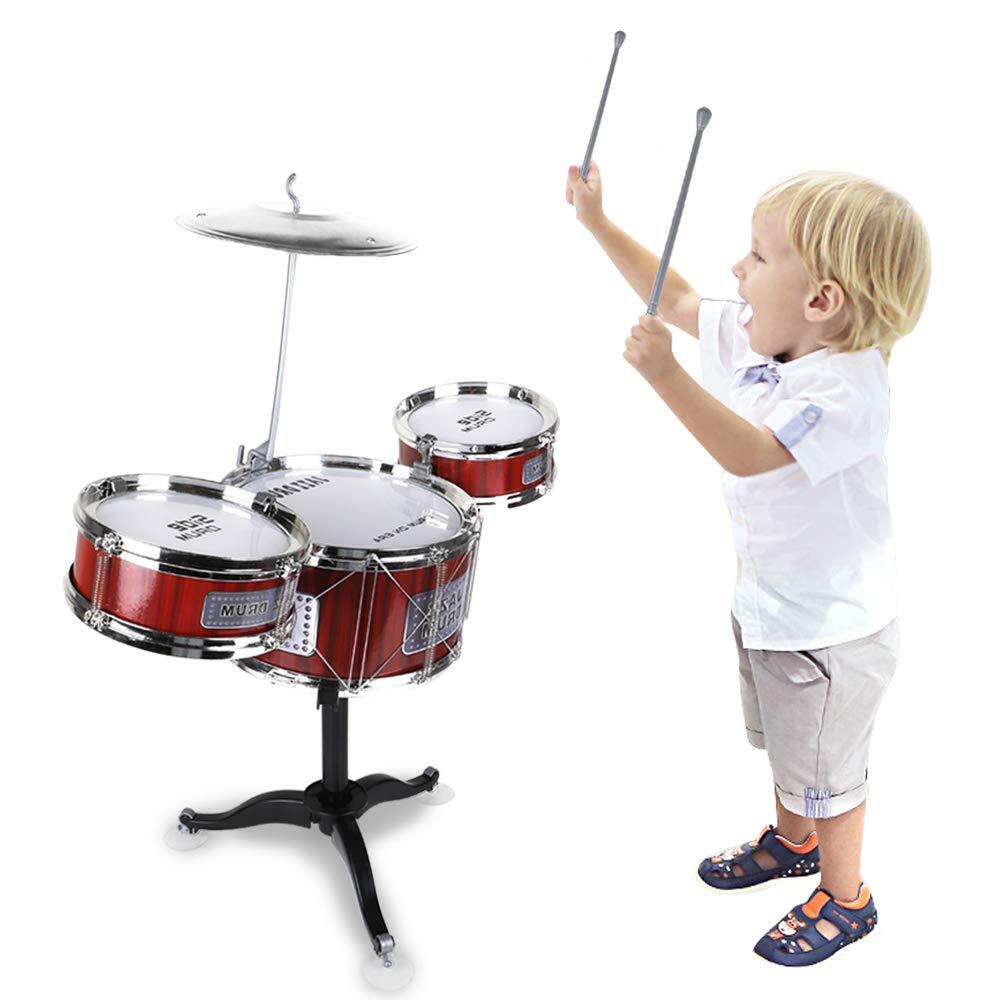 Musical Drum Set Toy for Kids Aged 3-6 - Rhythm Instrument Great Gift Idea