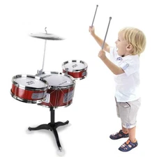 Musical Drum Set Toy for Kids Aged 3-6 - Rhythm Instrument Great Gift Idea