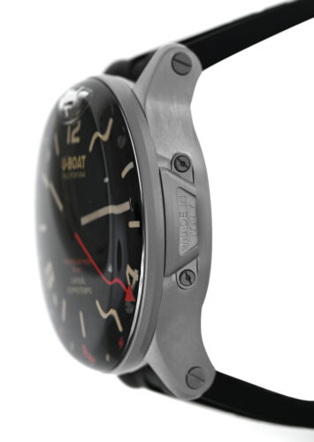 U-Boat Capsoil Doppiotempo 8839/B Oil-Filled Dial GMT Steel 45MM Men Quartz - Picture 3 of 10