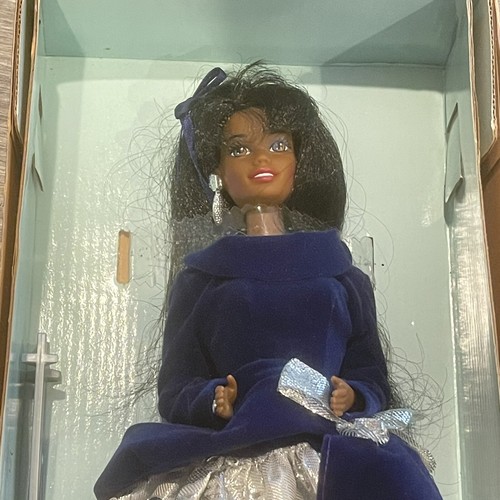 1995 Winter Velvet Special Edition African American Barbie Doll Collectors New - Picture 10 of 12