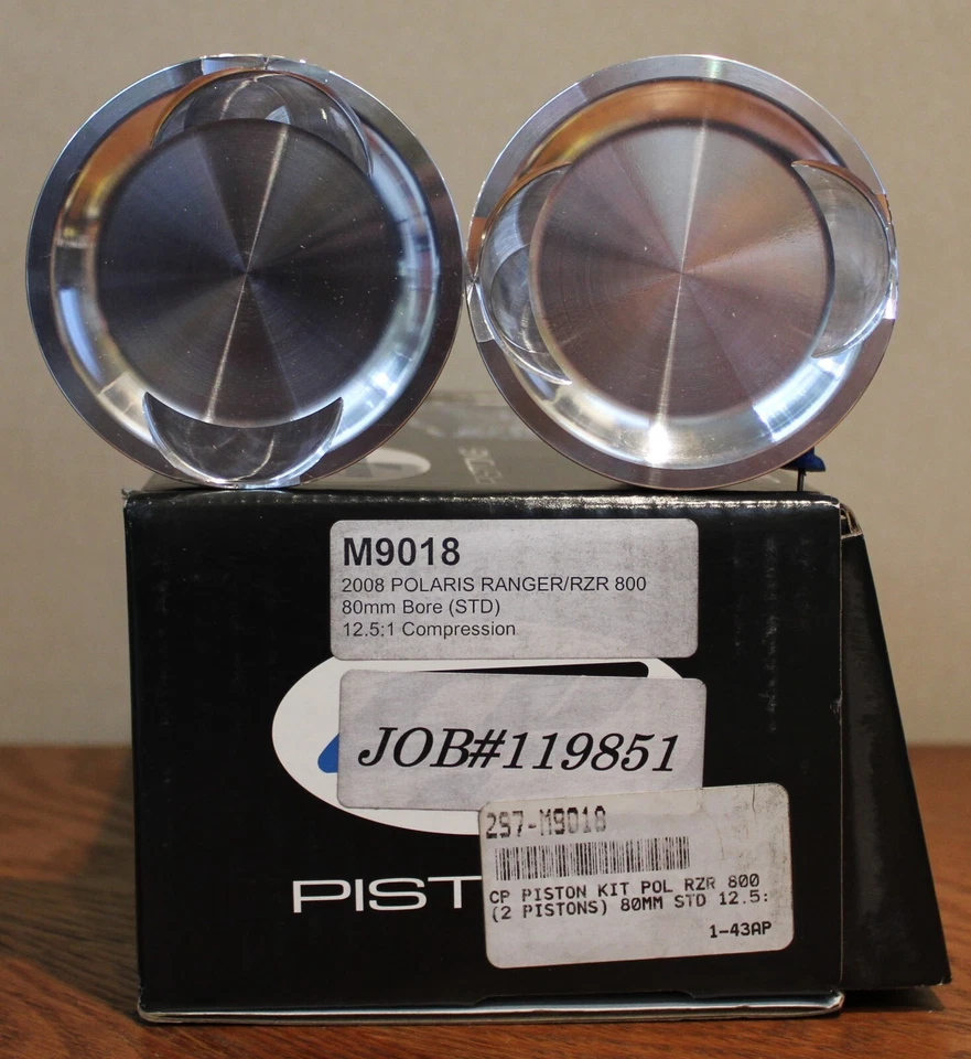 CP PISTONS M9018: POLARIS RANGER/RZR 800 08-2010 STD BORE 80mm 12.5:1 COMP - Image 2 of 2