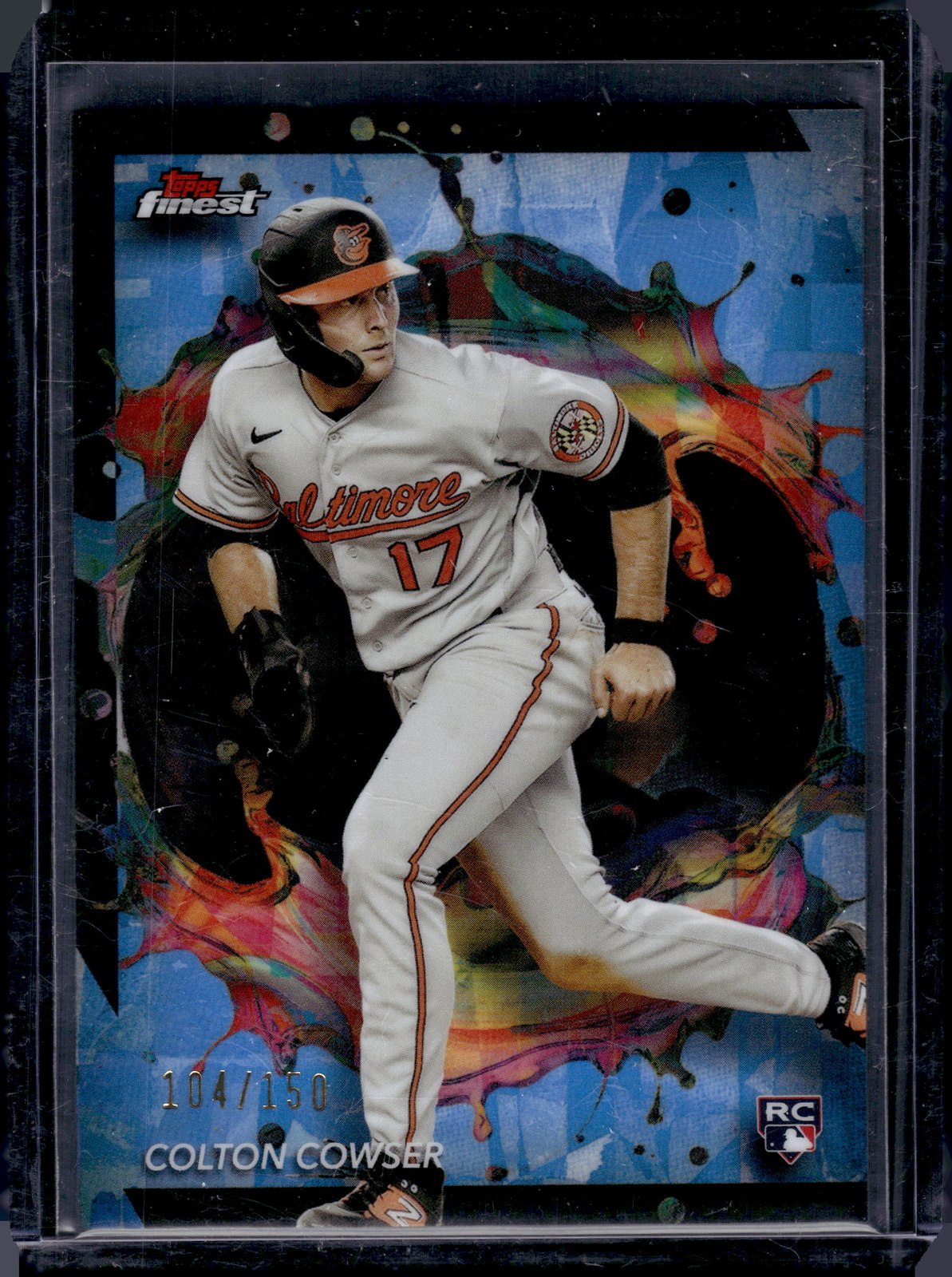 2024 Finest #255 Colton Cowser Sky Blue Refractors #/150