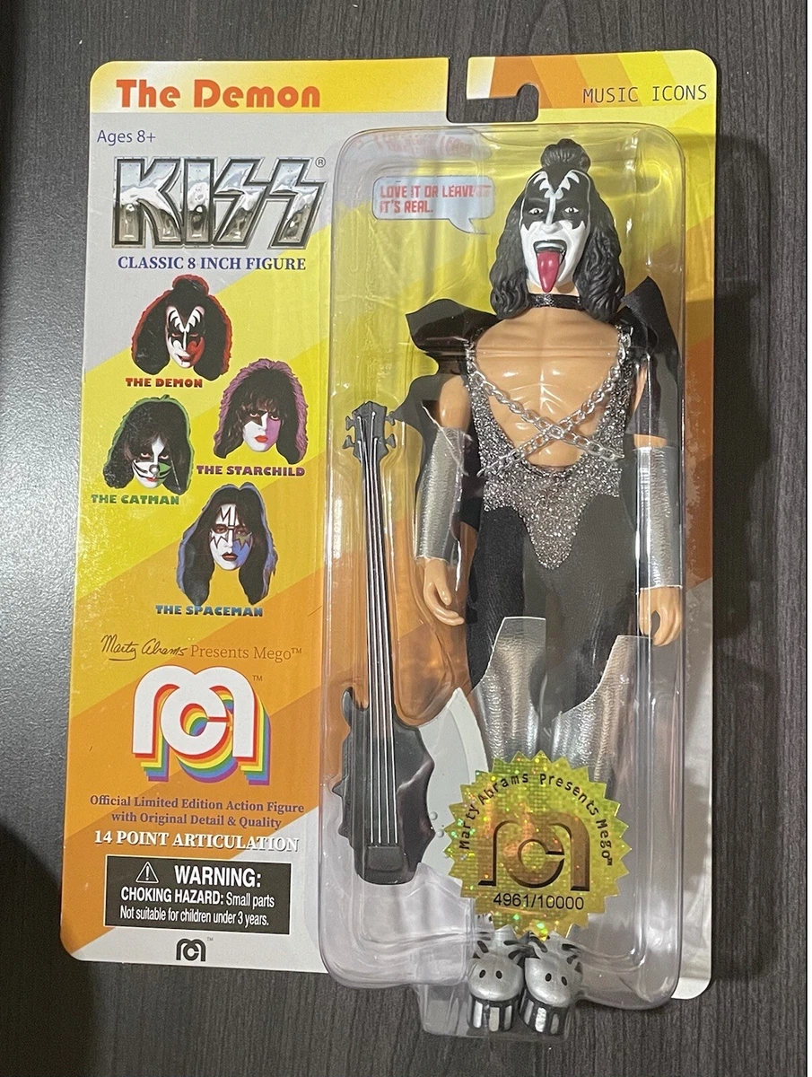 Mego KISS Music Icons Gene Simmons Action Figure The Demon Brand