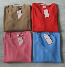 ADAGIO SEIDE KASCHMIR V- PULLOVER Gr. 36 40 42 44 in 4 Farben *NEU* 59,99€