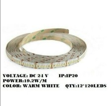 STRIP STRISCIA LED 5m 24V 19,2W/M,ALTA QUALITà,BIANCO CALDO,5054,SI A PROPOSTE