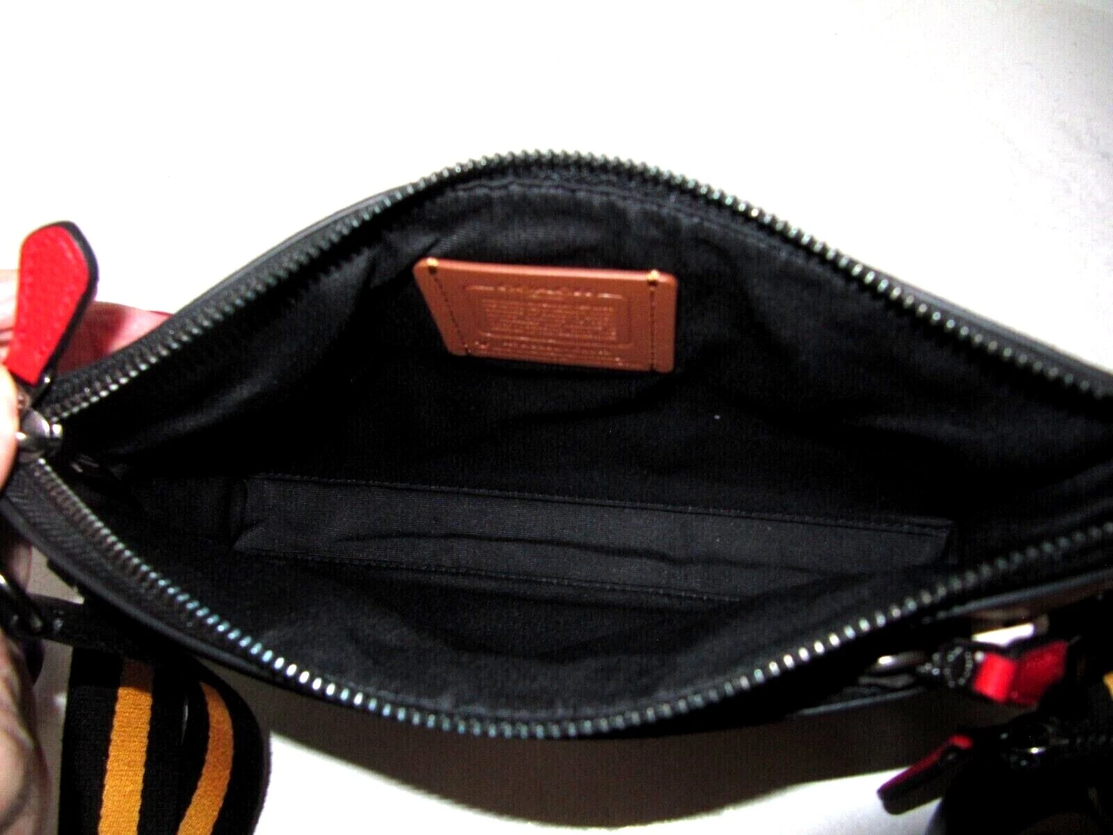 Borsa a tracolla Coach Nuova C6913 X Keith Haring Disney Topolino Hol Nuova con etichette $398