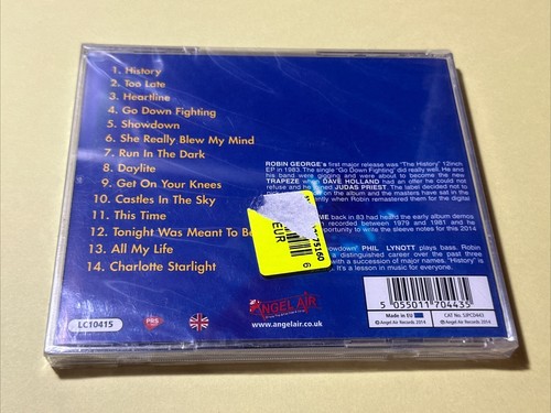 ROBIN GEORGE HISTORY - CD - AUDIO NUOVO SIGILLATO - Picture 2 of 2