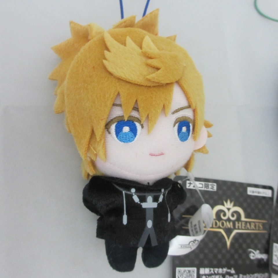 Kingdom Hearts mini Plush Doll set of 3 Roxas, Xion, Axel FuRyu from