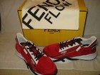 100% AUTHENTIC NEW MEN FENDI FLOW VERTIGO RED MIX MEDIA SNEAKER UK 11/US 12 — photo 6