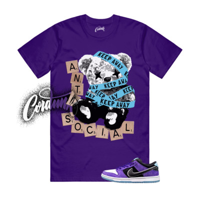 Dunk Hayley Court Purple Black White Lagoon Pulse Doll T Shirt Match ANTI